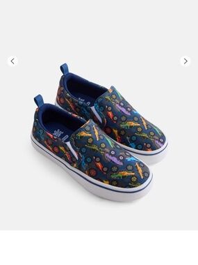 WN Boys Trucks Blue Slip-On Canvas Sneakers Size 13 NWT